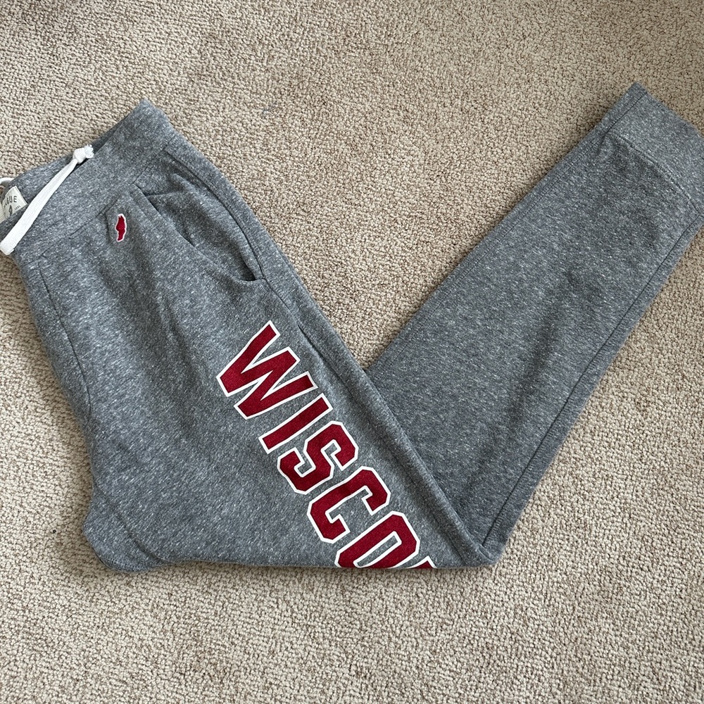 Grey Wisconsin Joggers